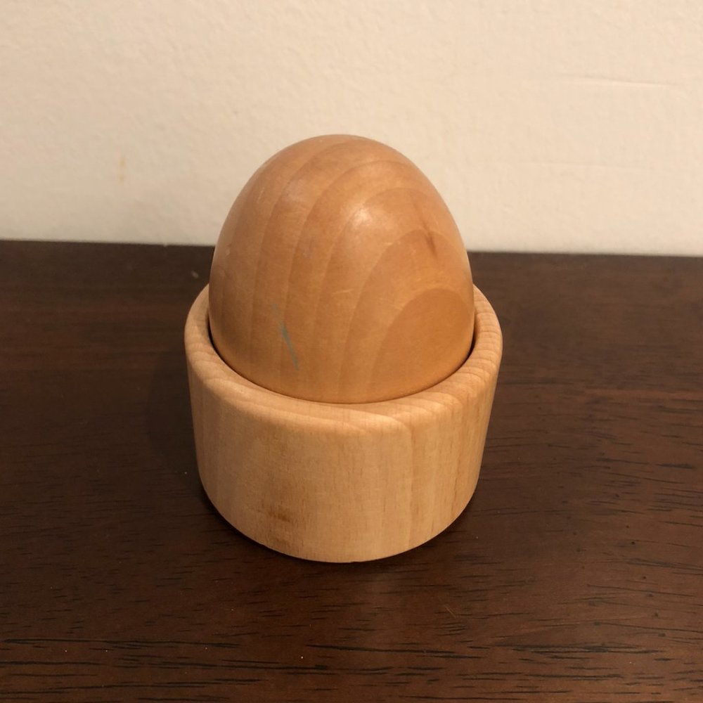 Lovevery Wooden Egg Cup - Montessori Toy